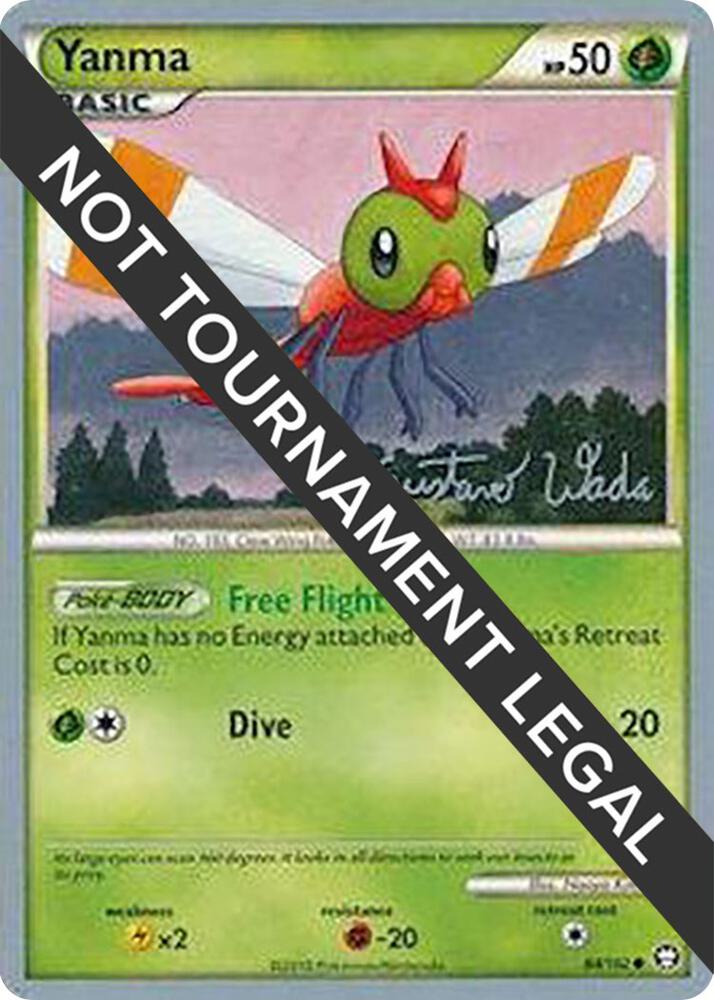 Yanma - 2011 (Gustavo Wada) 84/102 Common World Championship Decks Pokémon card