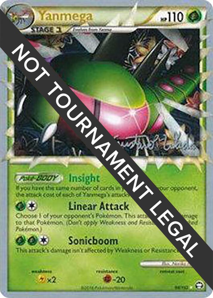 Yanmega - 2011 (Gustavo Wada) 98/102 Ultra Rare World Championship Decks Pokémon card