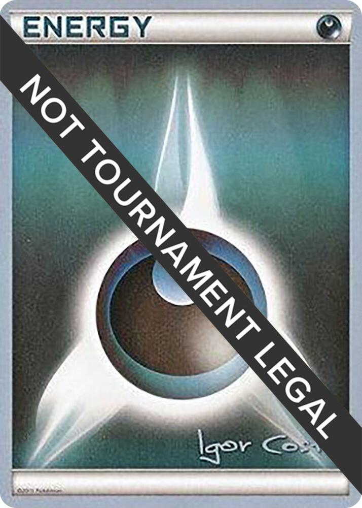 Darkness Energy - 2012 (Igor Costa) Common World Championship Decks Pokémon card