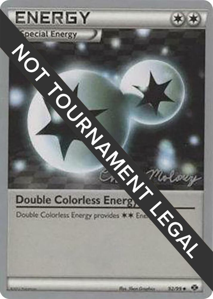 Double Colorless Energy - 2012 (Chase Moloney) 92/99 Uncommon World Championship Decks Pokémon card
