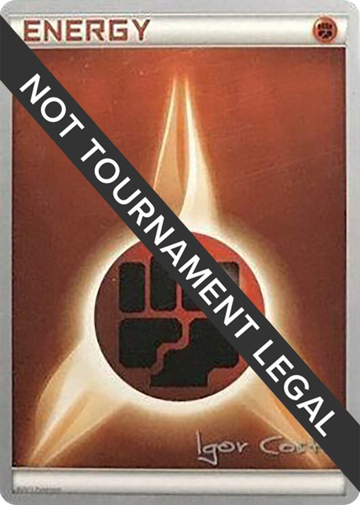 Fighting Energy - 2012 (Igor Costa) Common World Championship Decks Pokémon card