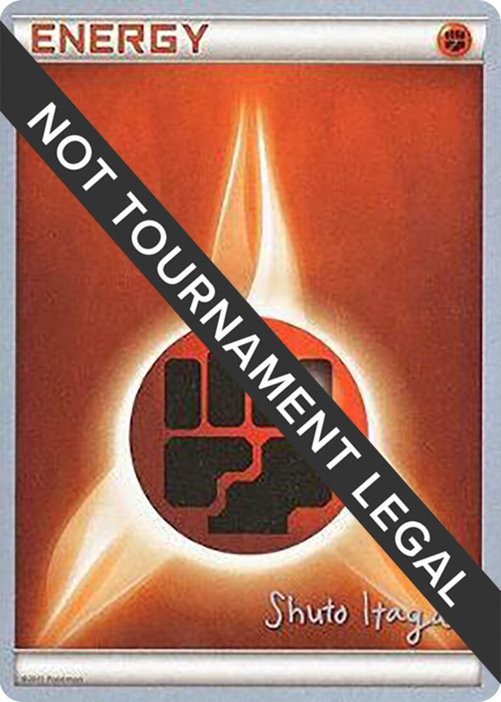 Fighting Energy - 2012 (Shuto Itagaki) Common World Championship Decks Pokémon card