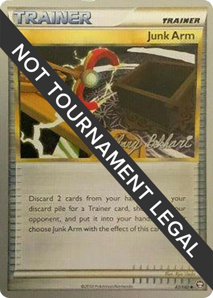 Junk Arm - 2012 (Zachary Bokhari) 87/102 Uncommon World Championship Decks Pokémon card