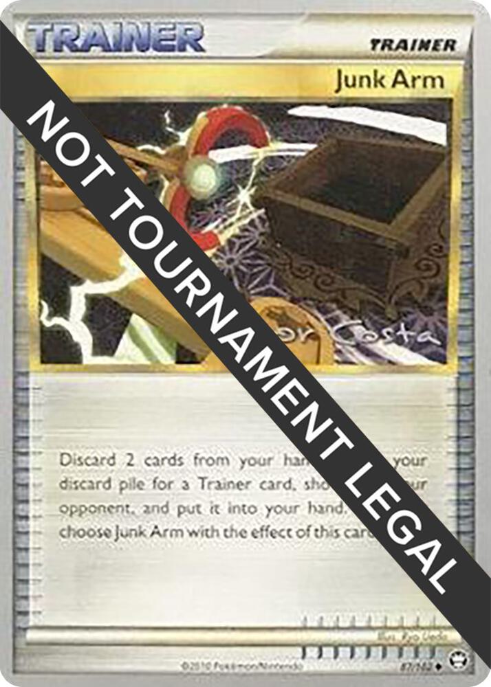 Junk Arm - 2012 (Igor Costa) 87/102 Uncommon World Championship Decks Pokémon card