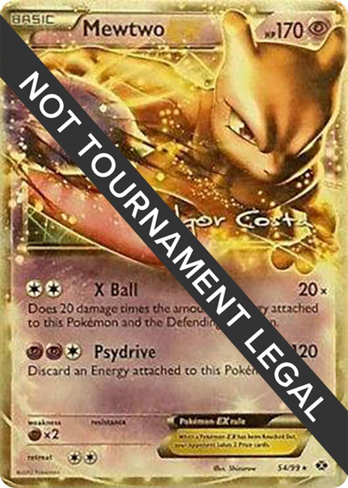 Mewtwo EX - 2012 (Igor Costa) 54/99 Ultra Rare World Championship Decks Pokémon card