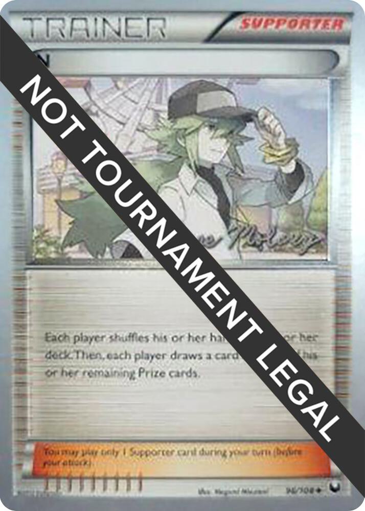 N - 2012 (Chase Moloney) 96/108 Uncommon World Championship Decks Pokémon card