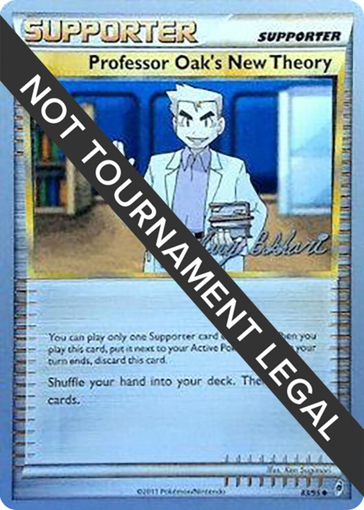 Professor Oak's New Theory - 2012 (Zachary Bokhari) 83/95 Uncommon World Championship Decks Pokémon card