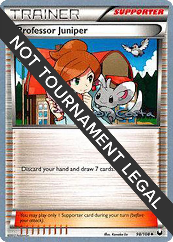 Professor Juniper - 2012 (Igor Costa) 98/108 Uncommon World Championship Decks Pokémon card