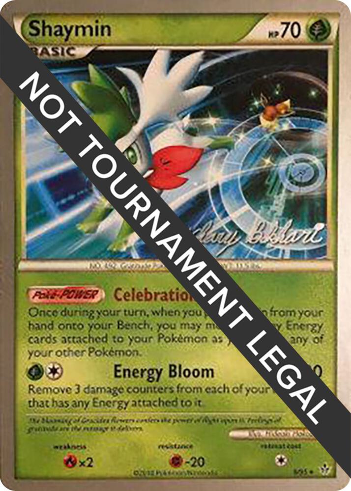 Shaymin - 2012 (Zachary Bokhari) 8/95 Rare World Championship Decks Pokémon card