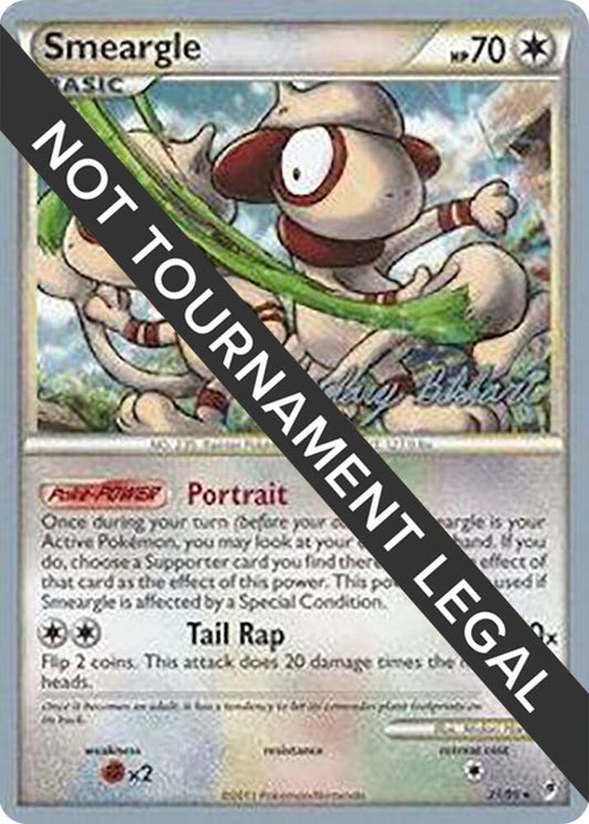 Smeargle - 2012 (Zachary Bokhari) - 21/95 Rare World Championship Decks