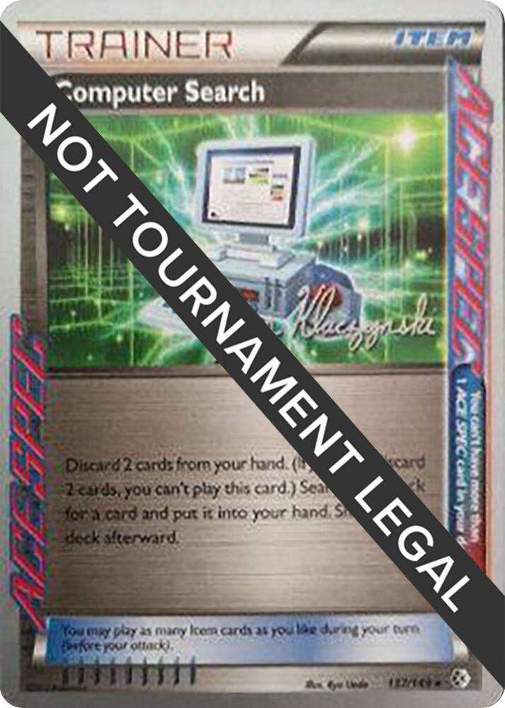 Computer Search - 2013 (Jason Klaczynski) 137/149 Rare World Championship Decks Pokémon card