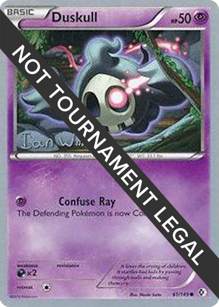 Duskull - 2013 (Ian Whiton) 61/149 Common World Championship Decks Pokémon card
