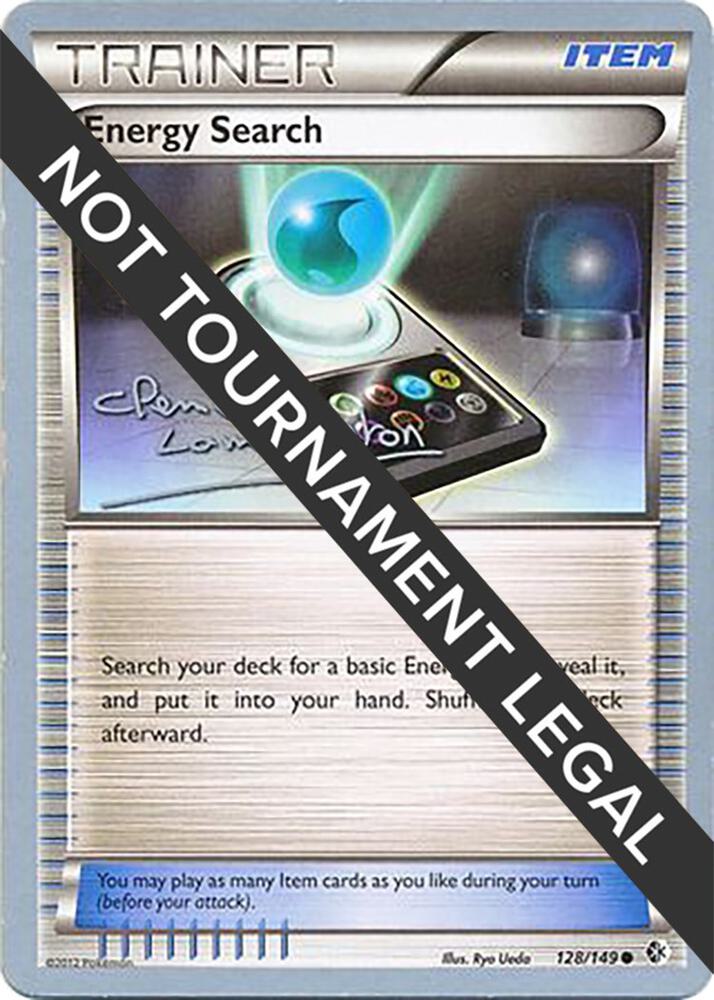 Energy Search - 2013 (Clement Lamberton) 128/149 Common World Championship Decks Pokémon card
