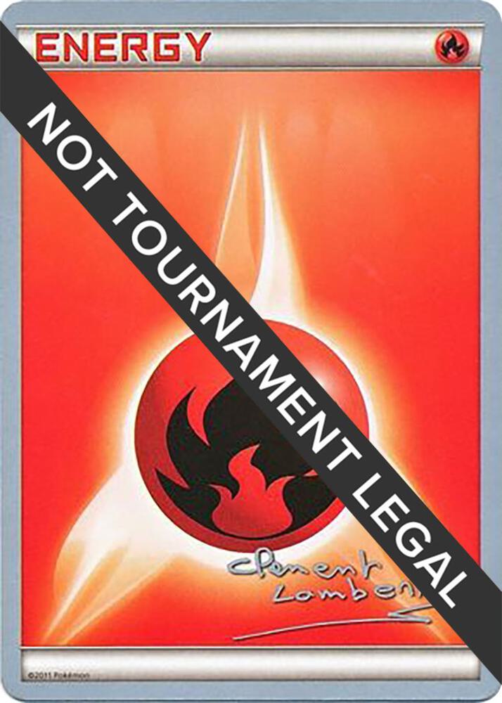 Fire Energy - 2013 (Clement Lamberton) Common World Championship Decks Pokémon card