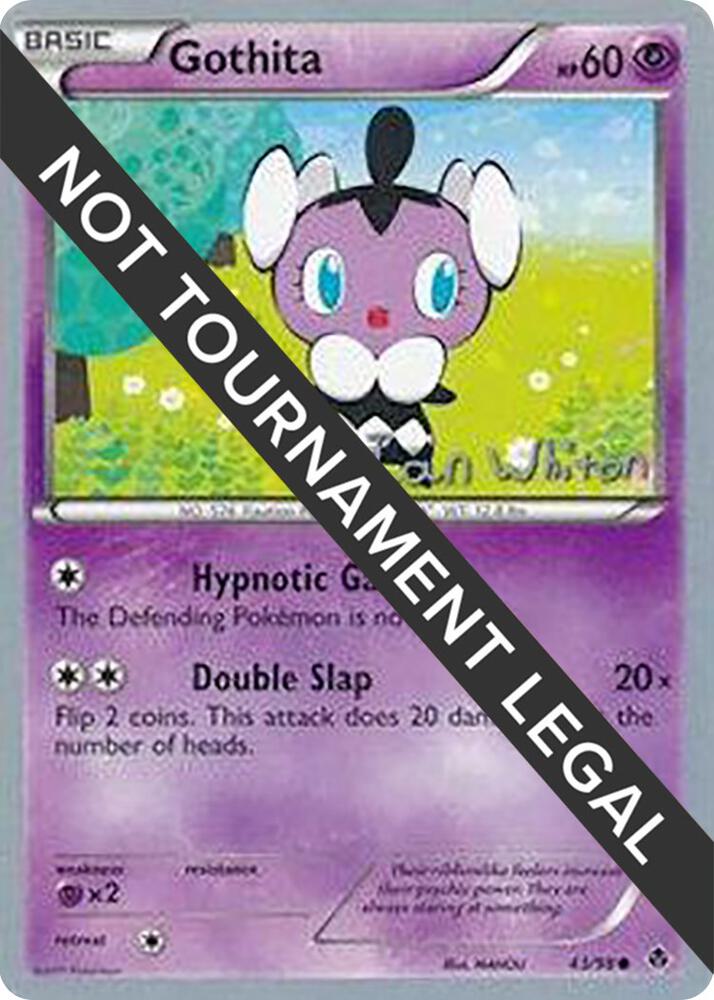 Gothita - 2013 (Ian Whiton) 43/98 Common World Championship Decks Pokémon card