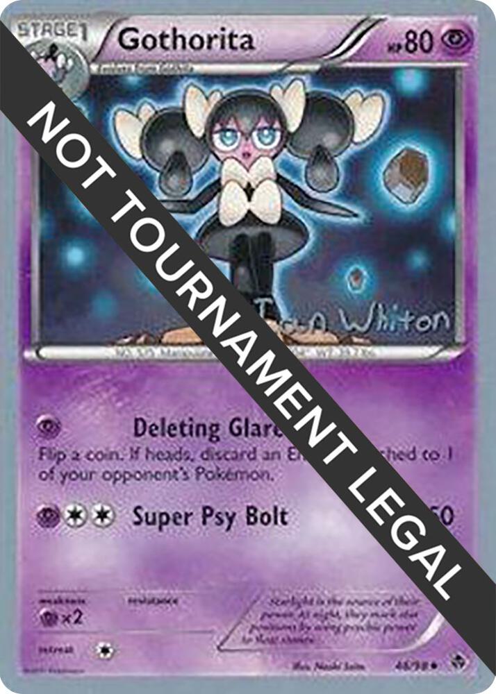 Gothorita - 2013 (Ian Whiton) 46/98 Uncommon World Championship Decks Pokémon card