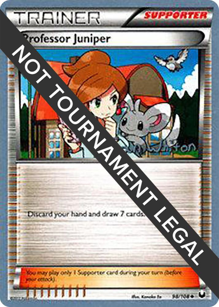 Professor Juniper - 2013 (Ian Whiton) 98/108 Uncommon World Championship Decks Pokémon card