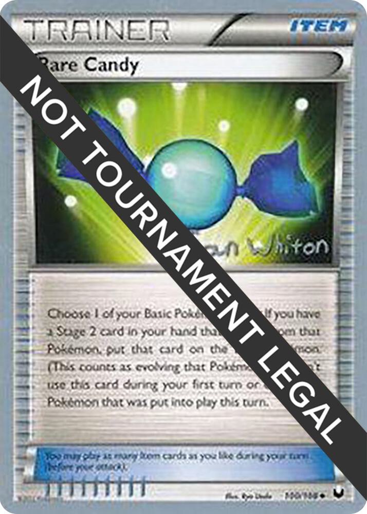 Rare Candy - 2013 (Ian Whiton) 100/108 Uncommon World Championship Decks Pokémon card
