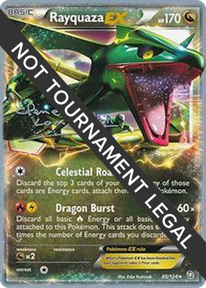 Rayquaza EX - 2013 (Clement Lamberton) 85/124 Ultra Rare World Championship Decks Pokémon card