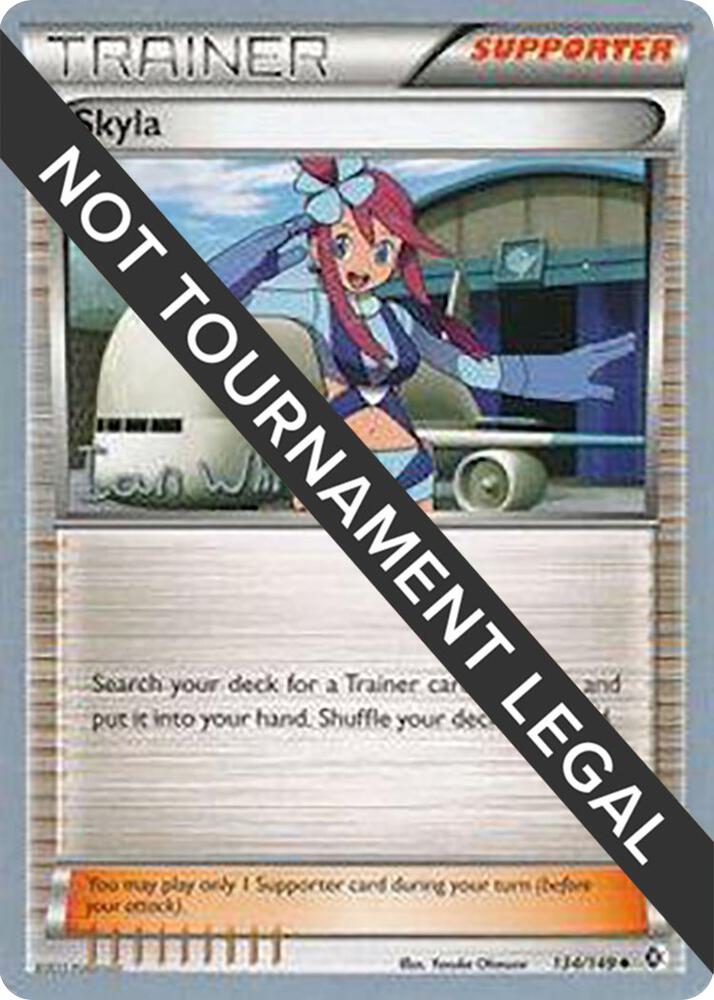 Skyla - 2013 (Ian Whiton) 134/149 Uncommon World Championship Decks Pokémon card