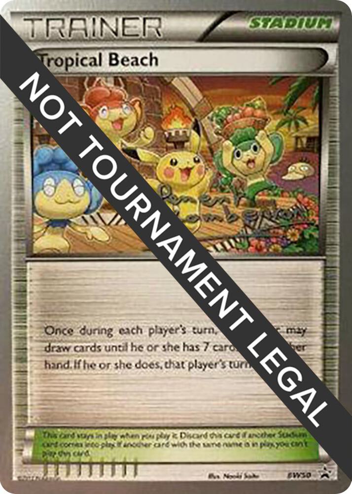 Tropical Beach - 2013 (Clement Lamberton) BW50 Promo World Championship Decks Pokémon card
