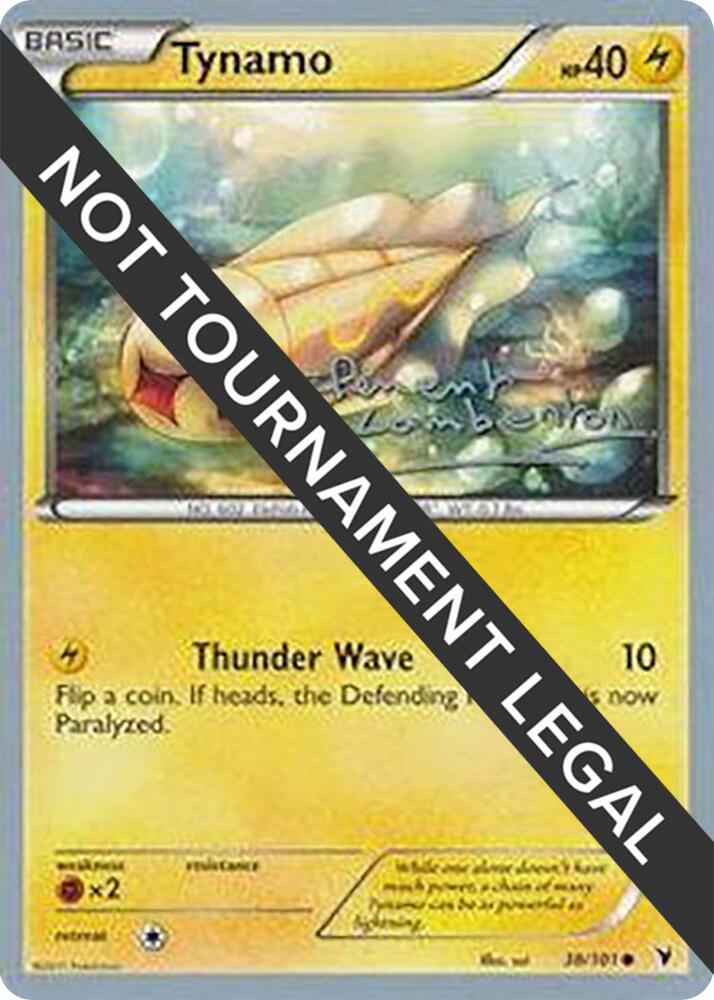Tynamo - 2013 (Clement Lamberton) 38/108 Common World Championship Decks Pokémon card