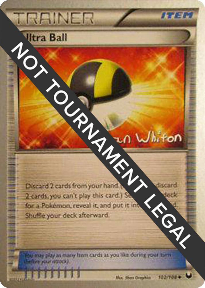 Ultra Ball - 2013 (Ian Whiton) 102/108 Uncommon World Championship Decks Pokémon card