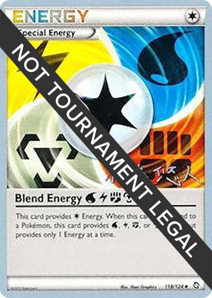 Blend Energy WLFM - 2014 (Haruto Kobayashi) 118/124 Uncommon World Championship Decks Pokémon card