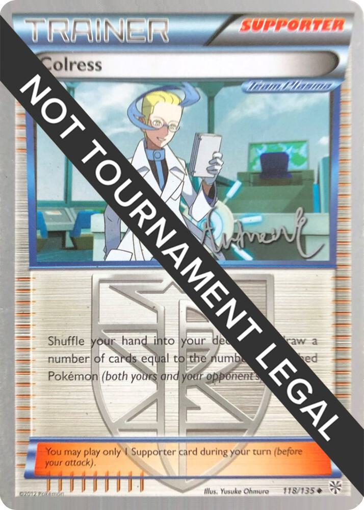 Colress - 2014 (Andrew Estrada) 118/135 Uncommon World Championship Decks Pokémon card