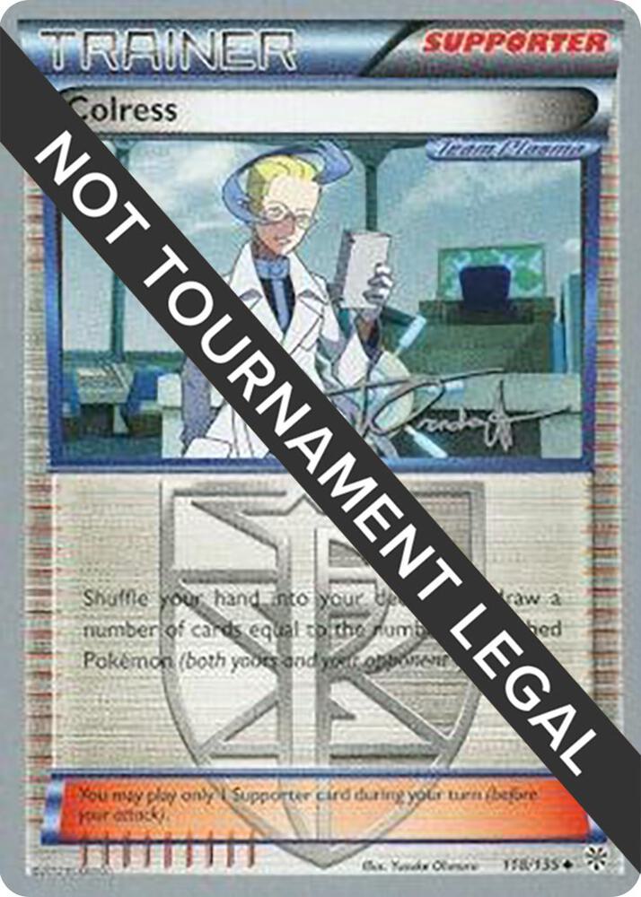 Colress - 2014 (Trent Orndorff) 118/135 Uncommon World Championship Decks Pokémon card