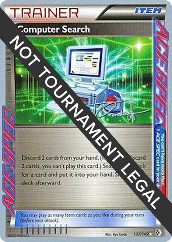 Computer Search - 2014 (Trent Orndorff) 137/149 Rare World Championship Decks Pokémon card