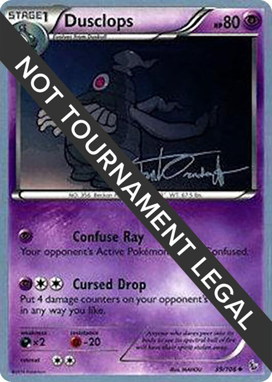Dusclops - 2014 (Trent Orndorff) - 39/106 Uncommon World Championship Decks