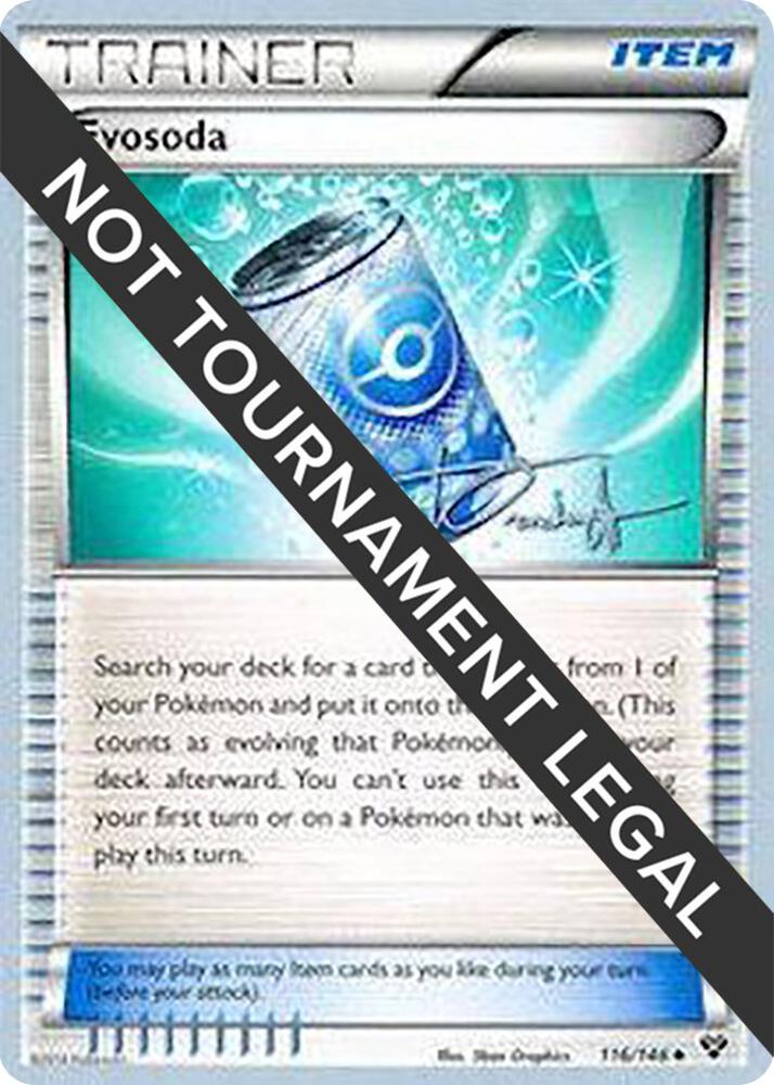 Evosoda - 2014 (Trent Orndorff) 116/146 Uncommon World Championship Decks Pokémon card