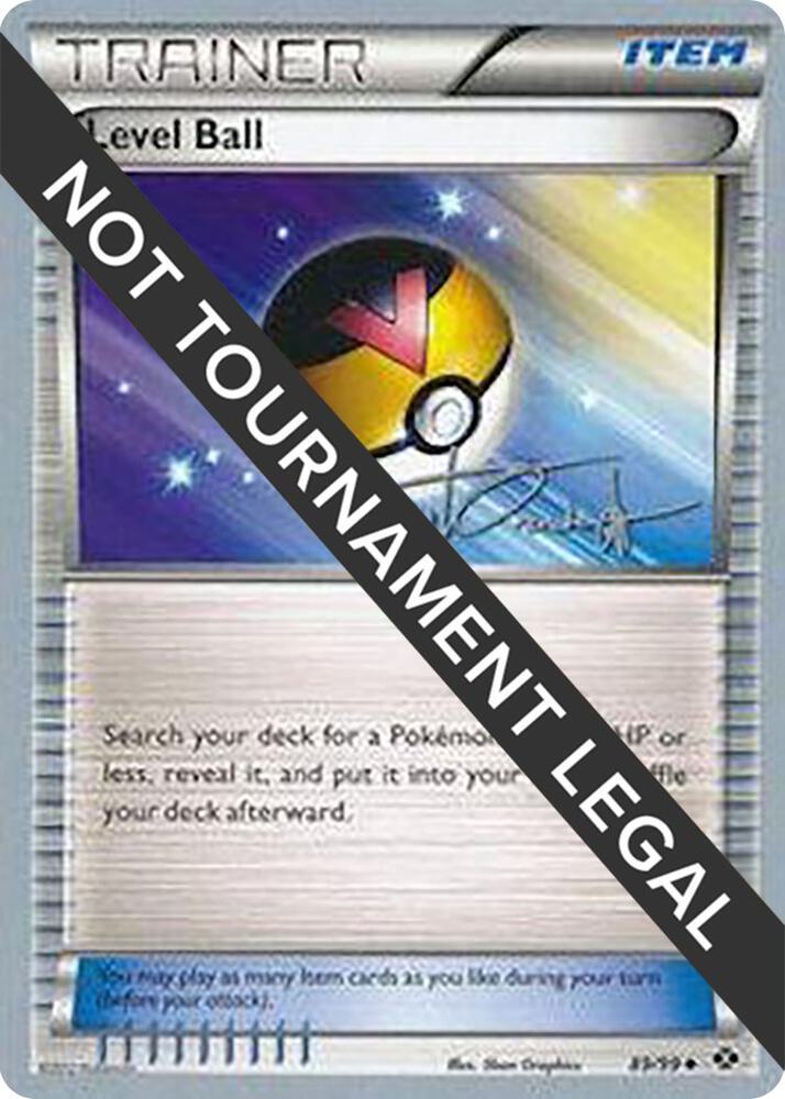 Level Ball - 2014 (Trent Orndorff) 89/99 Uncommon World Championship Decks Pokémon card