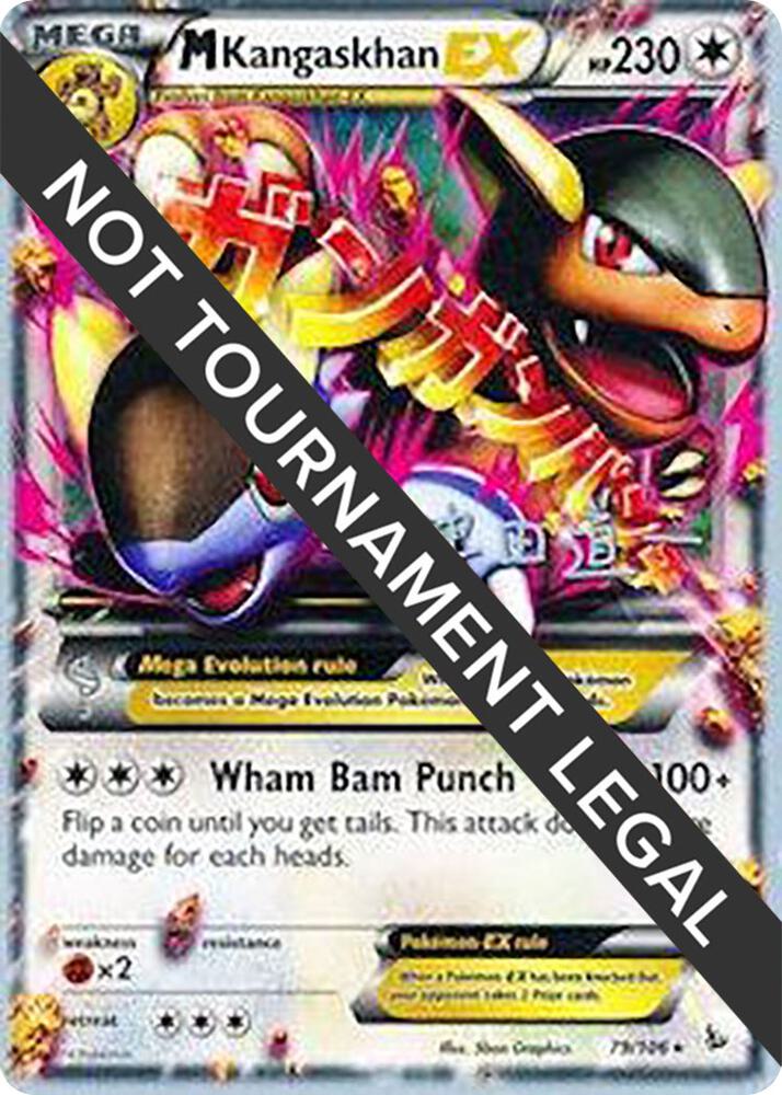 M Kangaskhan EX - 2014 (Michikazu Tsuda) 79/106 Ultra Rare World Championship Decks Pokémon card