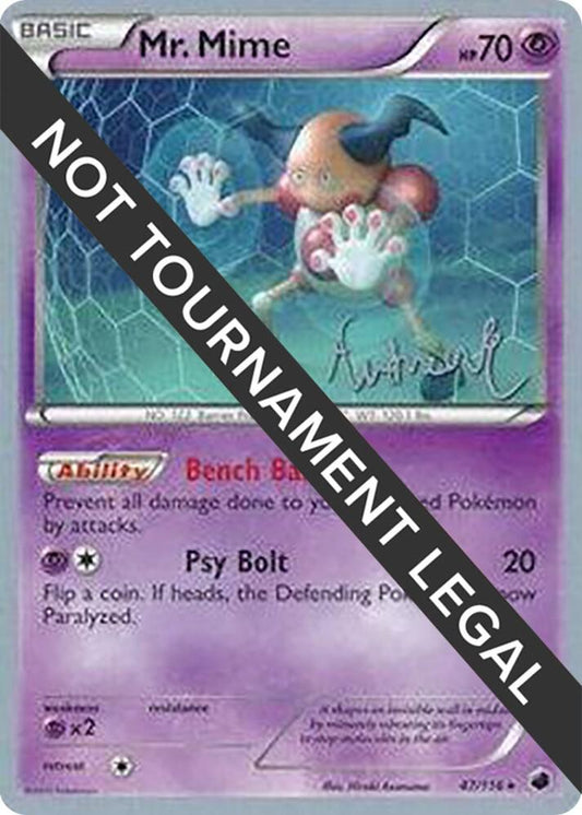 Mr. Mime - 2014 (Andrew Estrada) - 47/116 Rare World Championship Decks