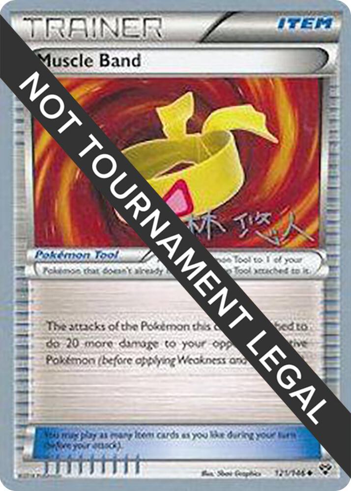 Muscle Band - 2014 (Haruto Kobayashi) 121/146 Uncommon World Championship Decks Pokémon card