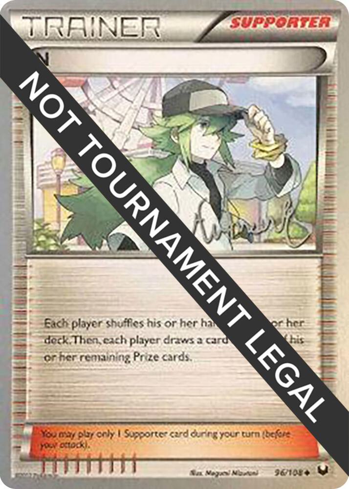 N - 2014 (Andrew Estrada) 96/108 Uncommon World Championship Decks Pokémon card