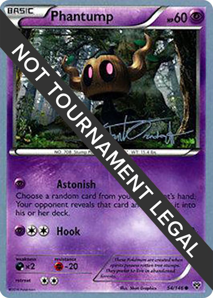 Phantump - 2014 (Trent Orndorff) 54/146 Common World Championship Decks Pokémon card