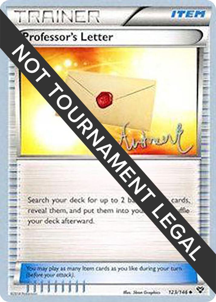 Professor's Letter - 2014 (Andrew Estrada) 123/146 Uncommon World Championship Decks Pokémon card