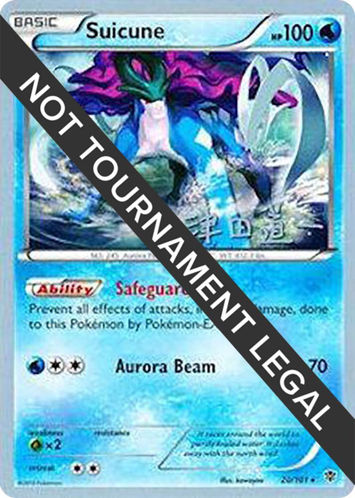 Suicune - 2014 (Michikazu Tsuda) 20/101 Rare World Championship Decks Pokémon card
