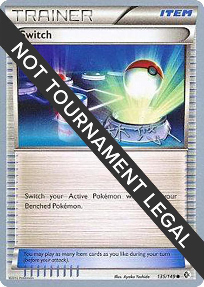 Switch - 2014 (Haruto Kobayashi) 135/149 Uncommon World Championship Decks Pokémon card