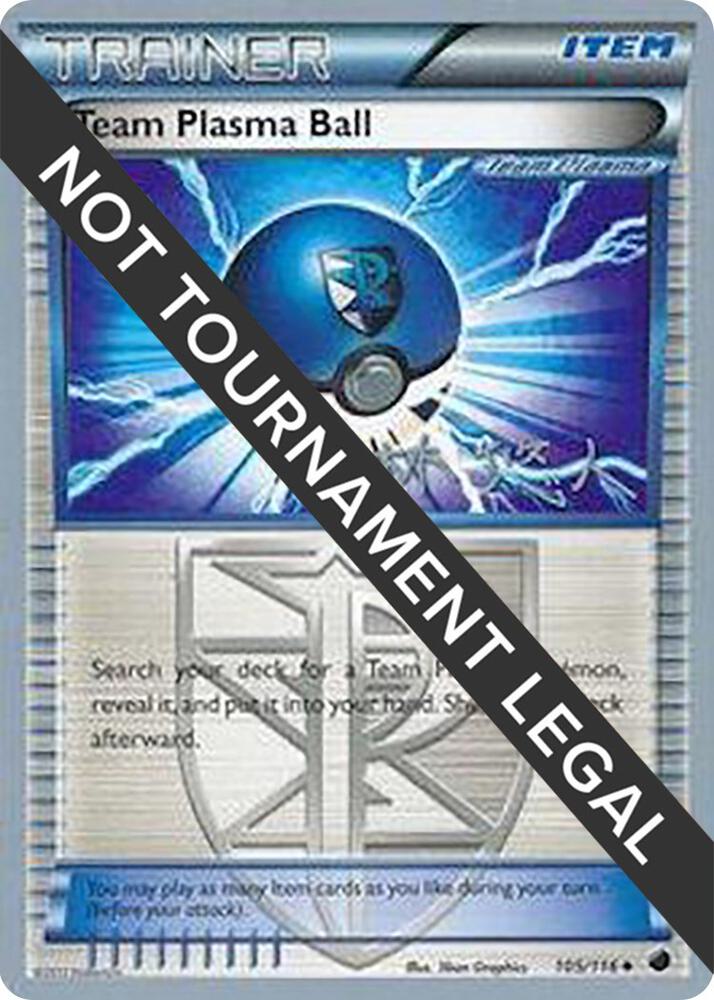 Team Plasma Ball - 2014 (Haruto Kobayashi) 105/116 Uncommon World Championship Decks Pokémon card