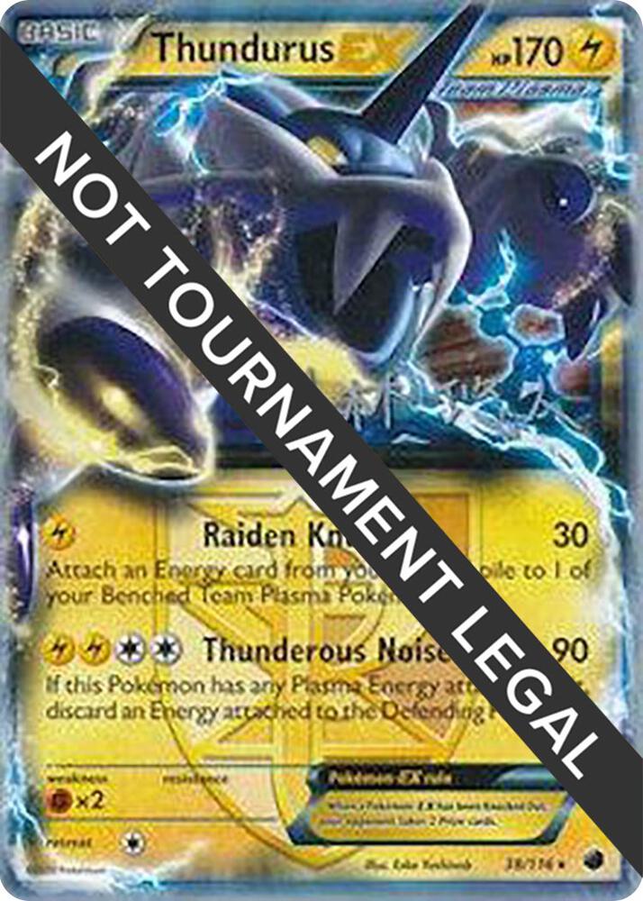 Thundurus EX - 2014 (Haruto Kobayashi) 38/116 Ultra Rare World Championship Decks Pokémon card