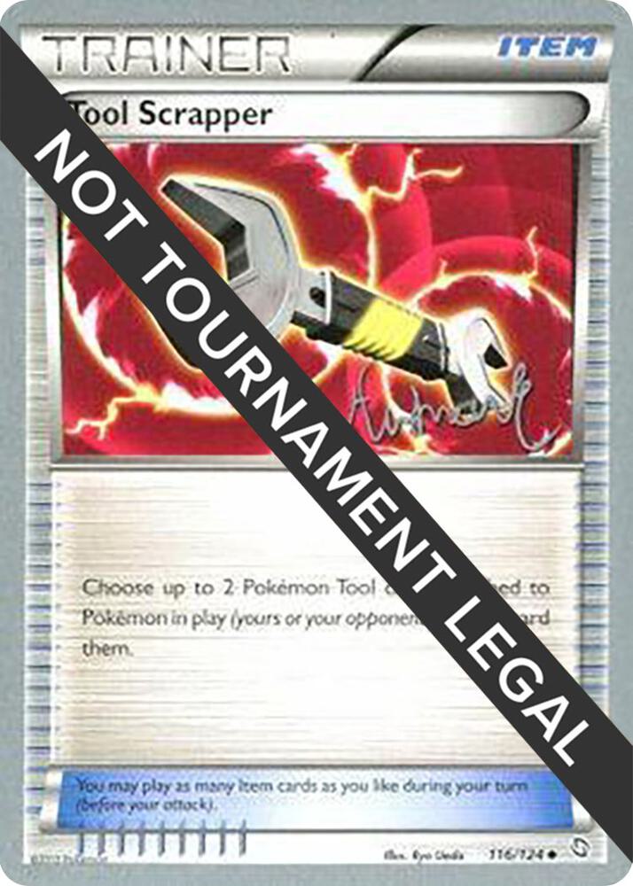 Tool Scrapper - 2014 (Andrew Estrada) 116/124 Uncommon World Championship Decks Pokémon card