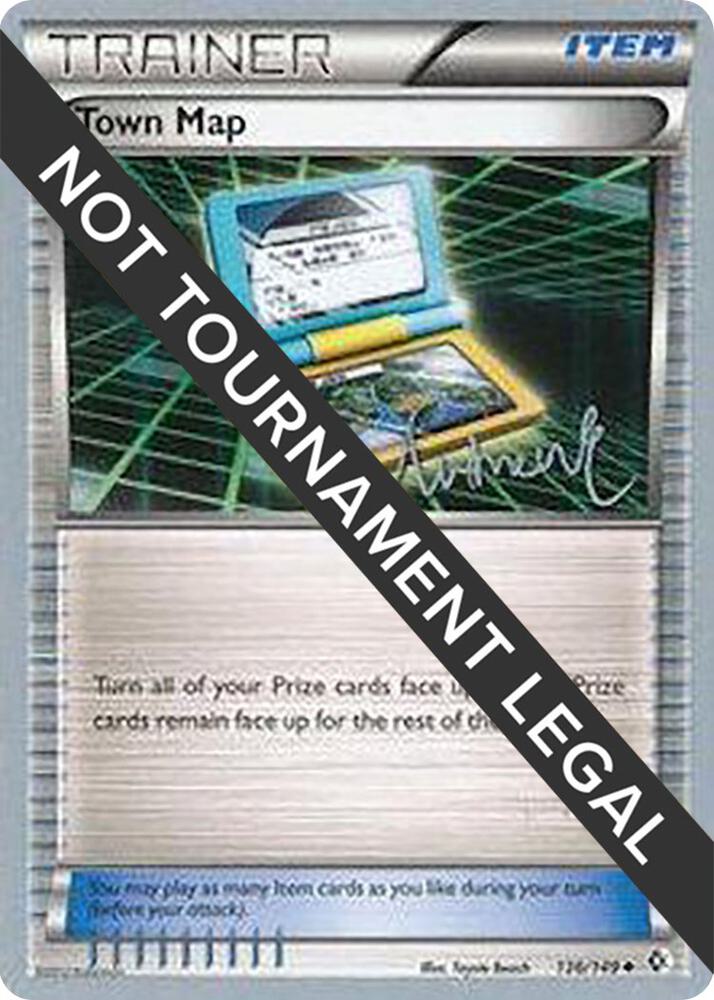 Town Map - 2014 (Andrew Estrada) 136/149 Uncommon World Championship Decks Pokémon card