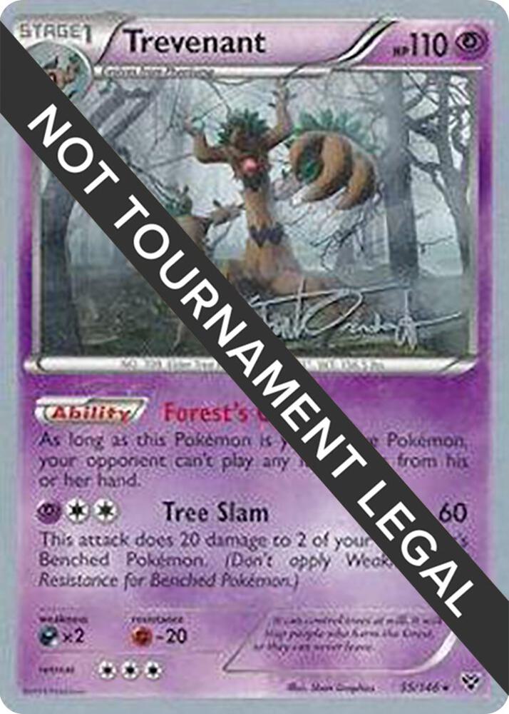 Trevenant - 2014 (Trent Orndorff) 55/146 Rare World Championship Decks Pokémon card