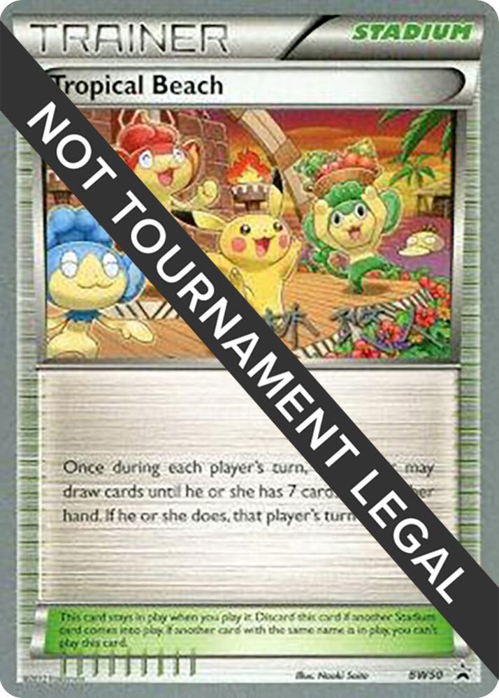 Tropical Beach - 2014 (Haruto Kobayashi) BW50 Promo World Championship Decks Pokémon card