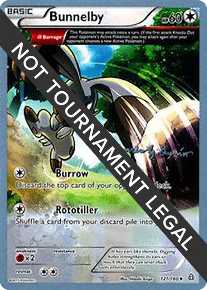 Bunnelby - 2015 (Alejandro Ng-Guzman) 121/160 Uncommon World Championship Decks Pokémon card