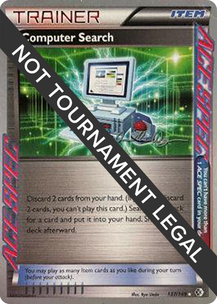 Computer Search - 2015 (Jacob Van Wagner) 137/149 Rare World Championship Decks Pokémon card